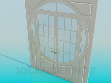 modelo 3D Puerta doble - escuchar modelo 3D Puerta doble - escuchar