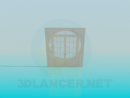 modelo 3D Puerta doble - escuchar modelo 3D Puerta doble - escuchar