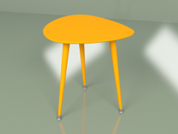 Tavolino Drop monocromatico (arancione)