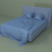 3d модель Ліжко двоспальне Continental Galaxy – превью