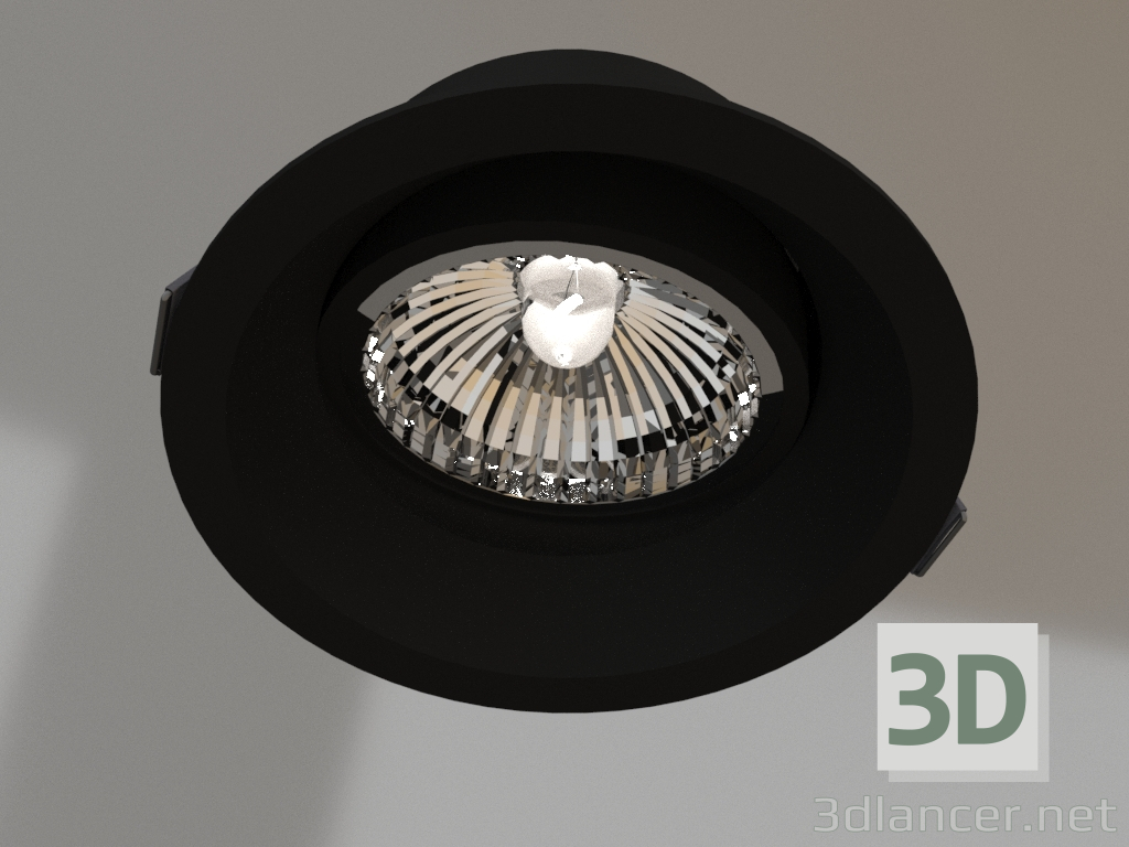 3d model Recessed luminaire (C0164) - preview