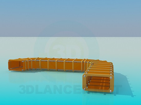 3d модель Тоннель для детей – превью 3d модель Тоннель для детей – превью