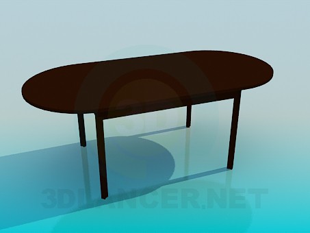 modelo 3D Mesa sin esquinas - escuchar modelo 3D Mesa sin esquinas - escuchar
