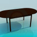 3D Modell Tisch ohne Ecken - Vorschau
