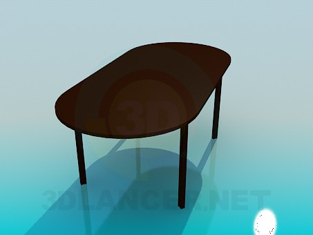modelo 3D Mesa sin esquinas - escuchar modelo 3D Mesa sin esquinas - escuchar