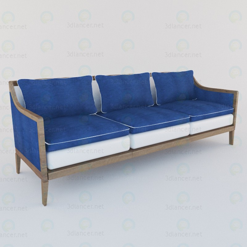 Modelo 3d Classic sofa - preview