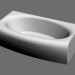 3d модель Прямоугольная ванна Evolution c панелями (180х102) – превью
