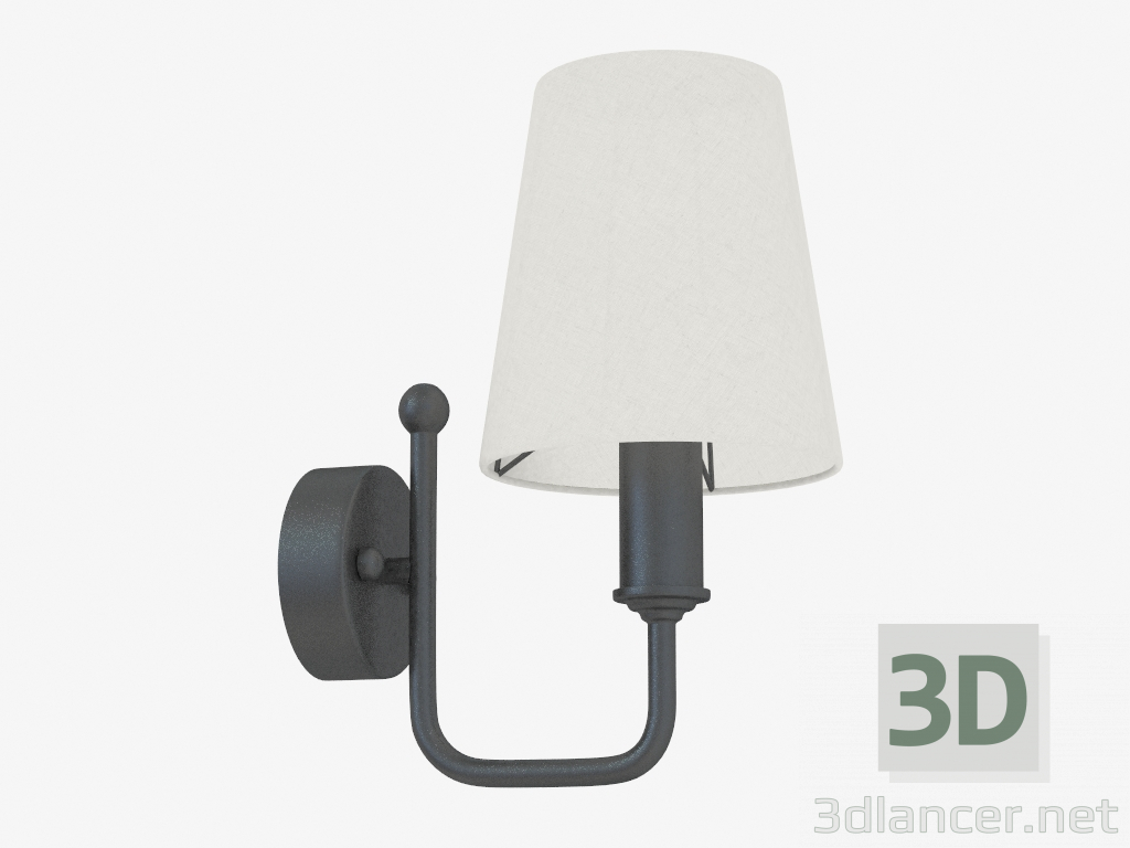 3D modeli Duvar lambası (W111017 1) - önizleme