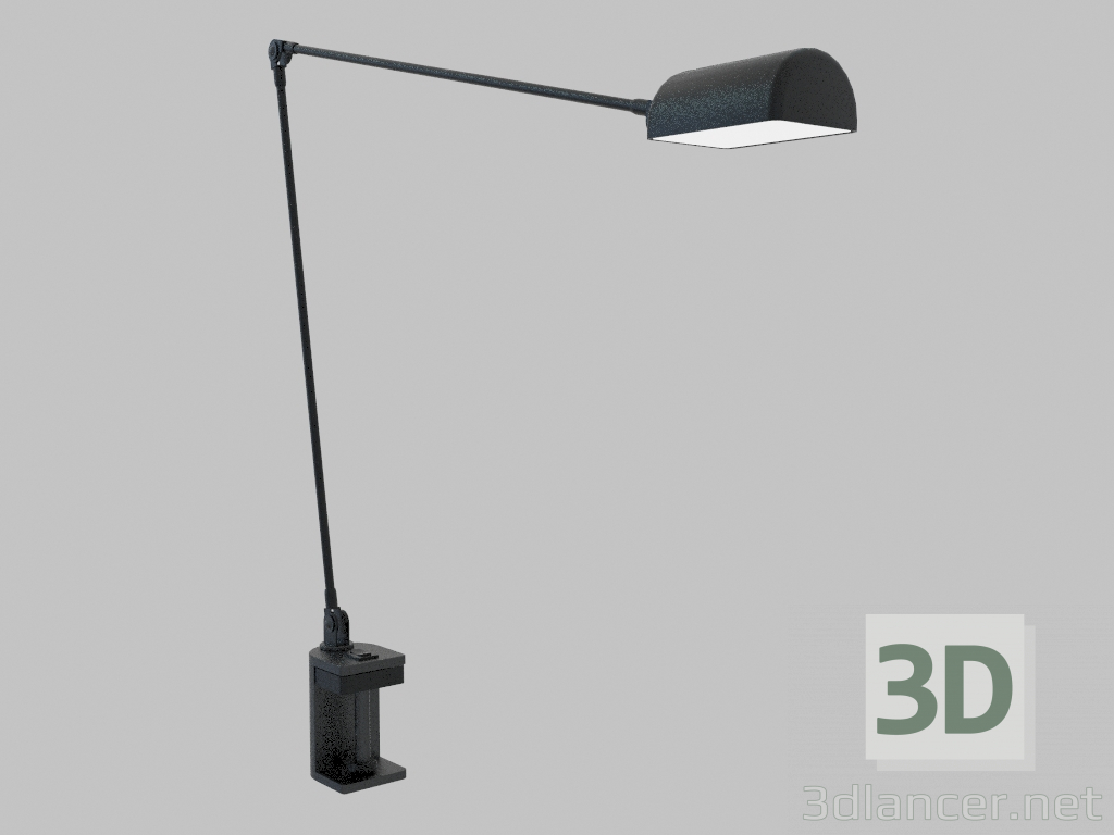modello 3D Lampada da tavolo 08 Cloe Morsetto - anteprima