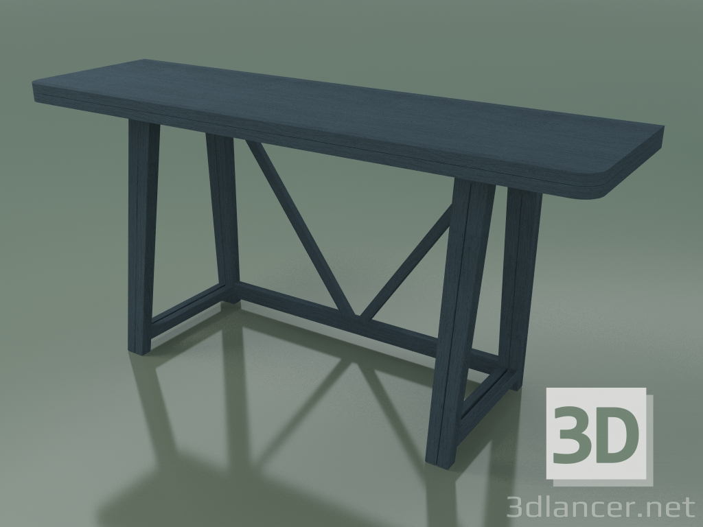 3 डी मॉडल कंसोल कंसोल टेबल (51, ब्लू) - पूर्वावलोकन