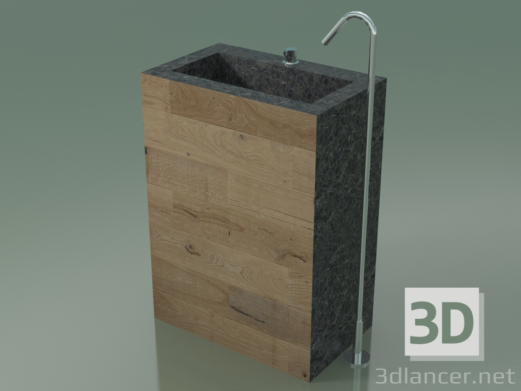 3D Modell Waschbecken (D10) - Vorschau
