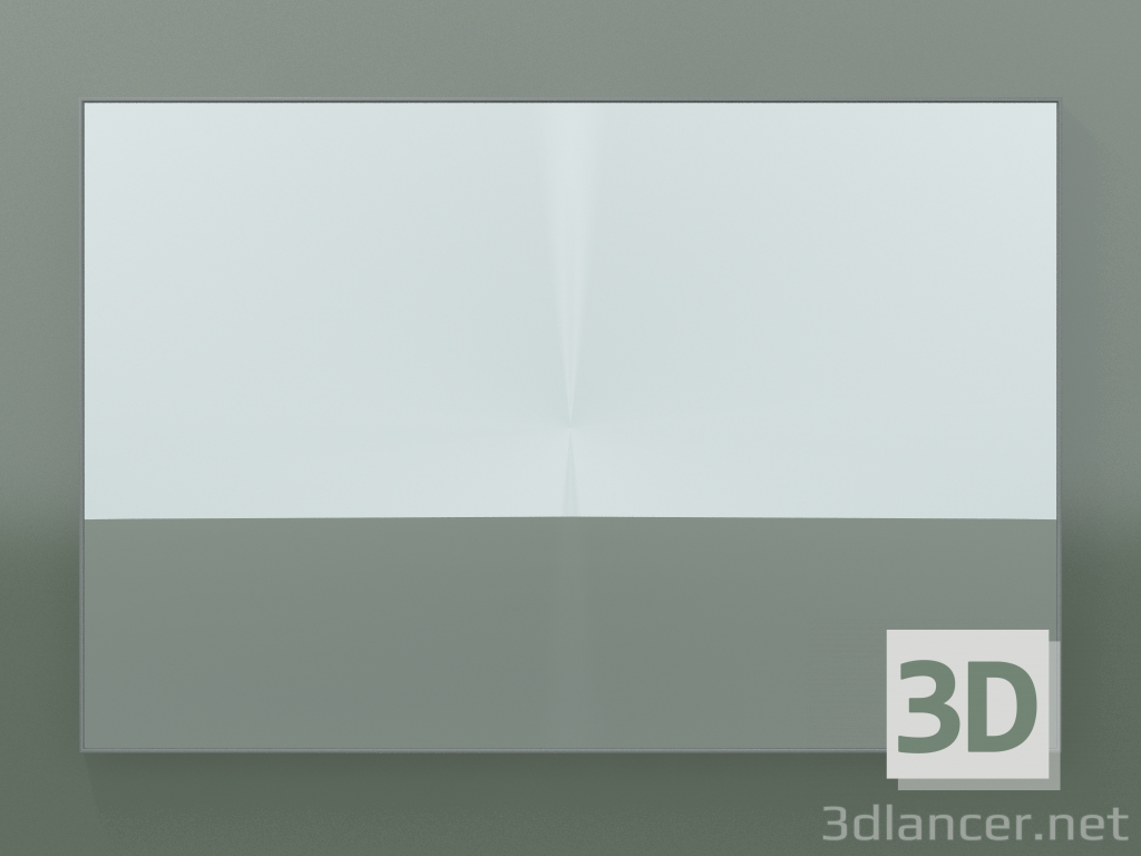 Modelo 3d Espelho Rettangolo (8ATGD0001, Silver Grey C35, Í 96, L 144 cm) - preview