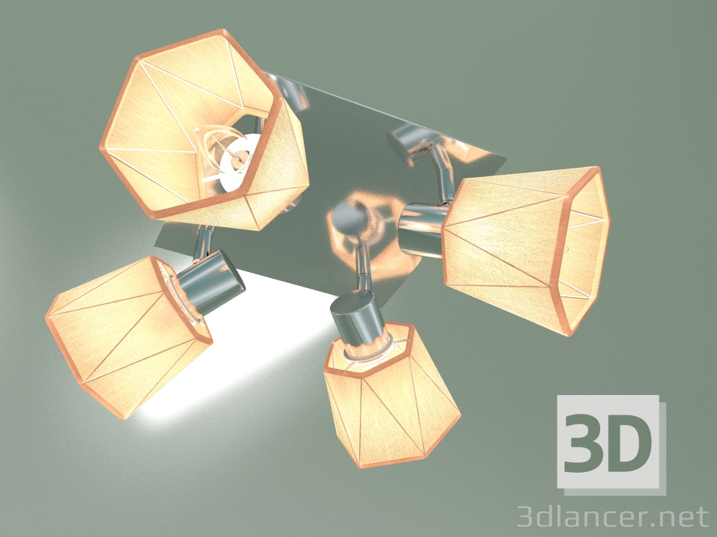 3D modeli Spot Verso 20087-4 (Krom Gri) - önizleme