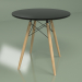 3d model Dining table Eiffel diameter 70 (black) - preview