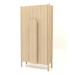 3d model Wardrobe with long handles W 01 (800x300x1600, wood white) - preview