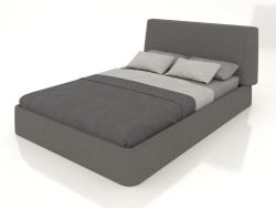 Double bed Picea 1400 (gray)