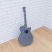 Guitarra 3D modelo Compro - render