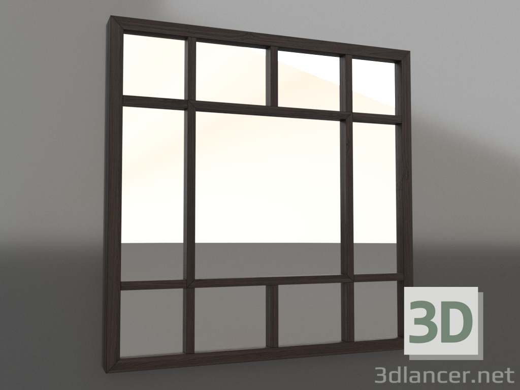 modello 3D Specchio 1 (frassino noce) - anteprima modello 3D Specchio 1 (frassino noce) - anteprima