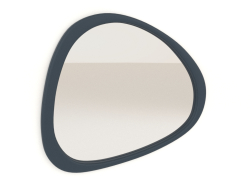Specchio da parete piccolo ASYM (cobalto scuro)