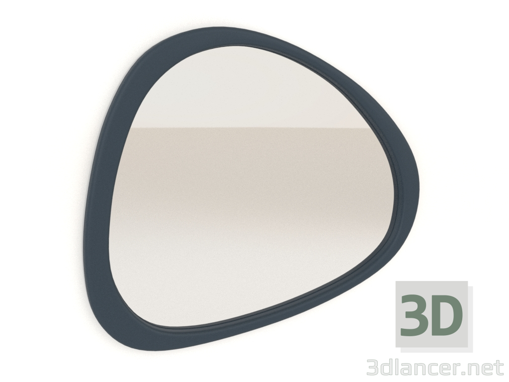 modello 3D Specchio da parete piccolo ASYM (cobalto scuro) - anteprima modello 3D Specchio da parete piccolo ASYM (cobalto scuro) - anteprima