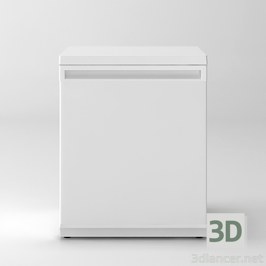 minibar 3D modelo Compro - render