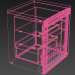 modello 3D di minifrigo comprare - rendering