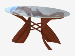 Mesa de jantar em estilo Art Nouveau