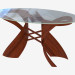 3d model Dining table in Art Nouveau style - preview