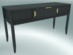 Console with 3 drawers (Dark Oak)