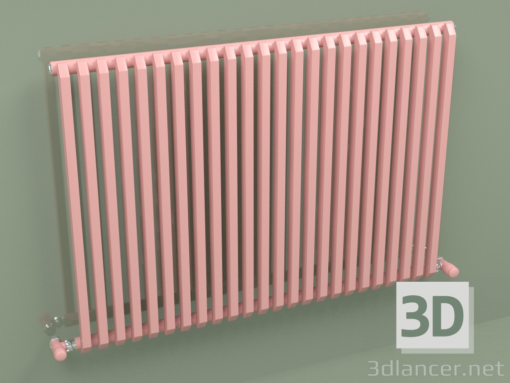 modèle 3D Radiateur SAX (H 680 24 EL, rose - RAL 3015) - preview