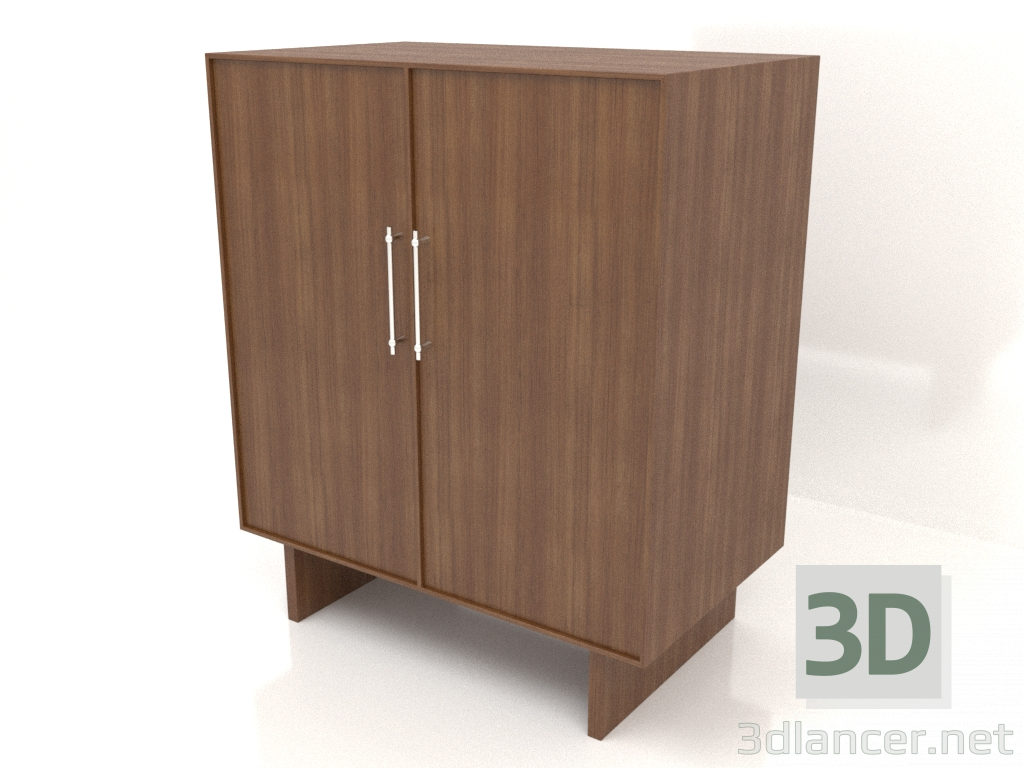 3d model Wardrobe W 02 (1000x600x1200, wood brown light) - preview