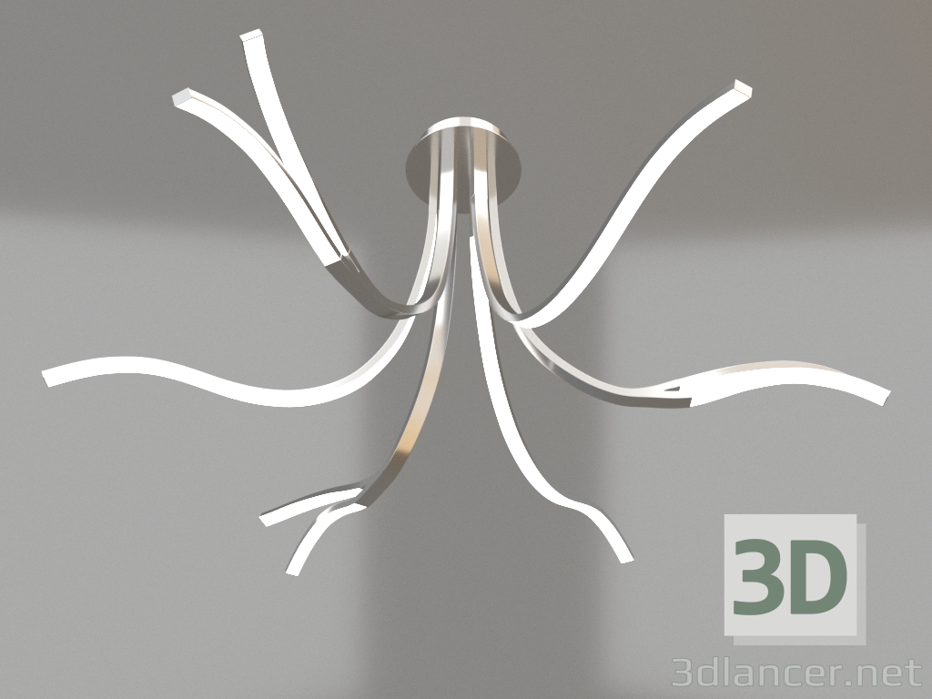 3d model Ceiling chandelier (6106) - preview