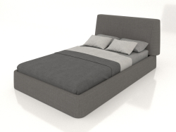 Double bed Picea 1200 (gray)