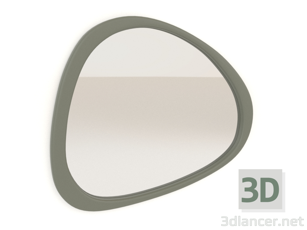 3d модель Настінне дзеркало мале ASYM (оливковий) – превью 3d модель Настінне дзеркало мале ASYM (оливковий) – превью