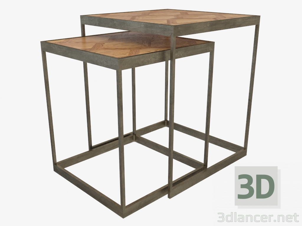 3d модель Стол журнальный FRANKET SIDE TABLE (522.014) – превью