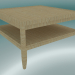 modello 3D Tavolino (rovere chiaro) - anteprima