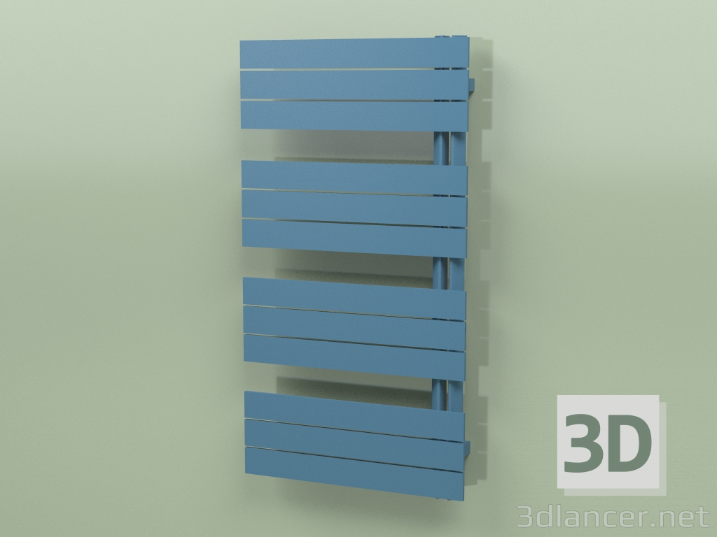 3D modeli Isıtmalı havlu askısı - Elato (1130 x 600, RAL - 5001) - önizleme