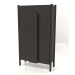 3d model Wardrobe with long handles W 01 (800x300x1400, wood brown dark) - preview