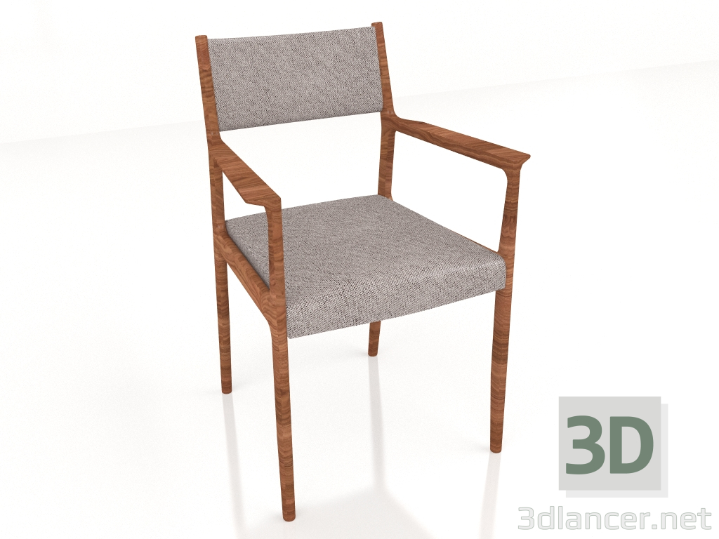 3d model silla lisa - vista previa