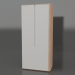 3d model Ena wardrobe basic module right wide - preview
