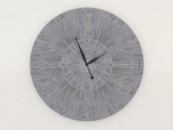 Wall clock TWINKLE (silver)