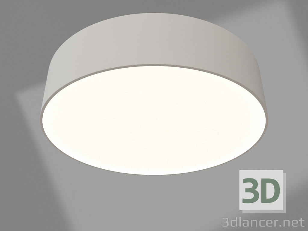 modèle 3D Lampe IM-RONDO-EMERGENCY-3H-R210-20W Warm3000 (WH, 120 degrés, 230V) - preview