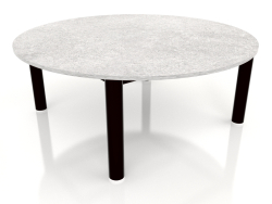कॉफ़ी टेबल डी 90 (काला, डेकटन क्रेटा)