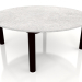 3d model Coffee table D 90 (Black, DEKTON Kreta) - preview