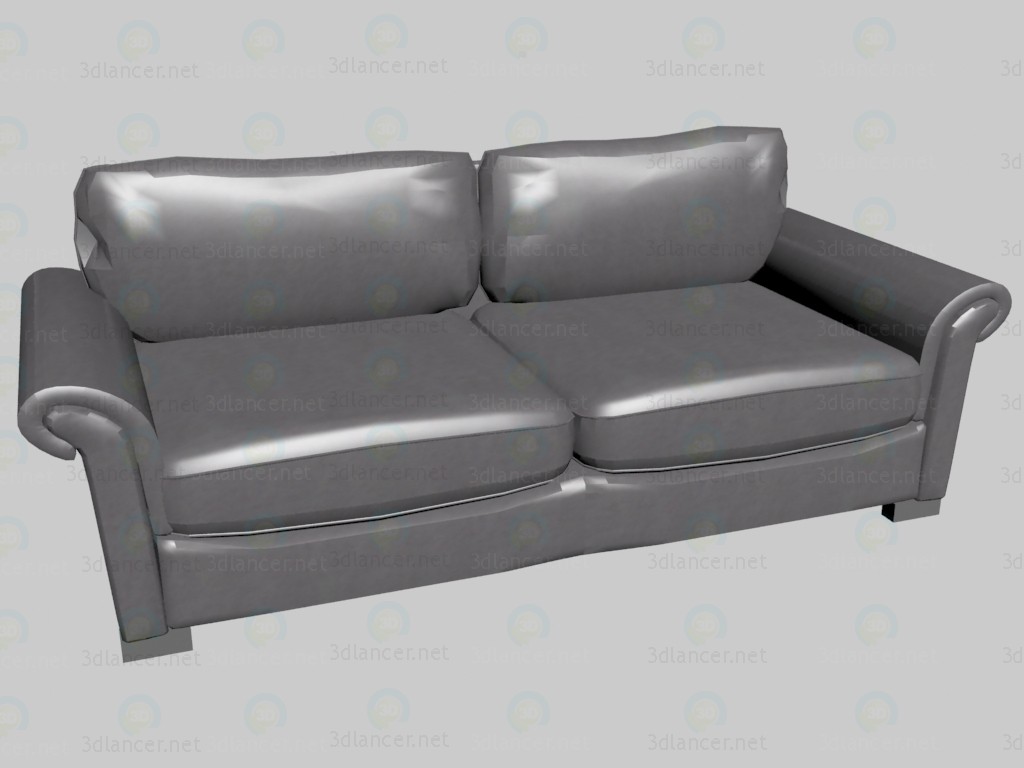 3D Modell Schlafsofa, dreifach Klimt - Vorschau