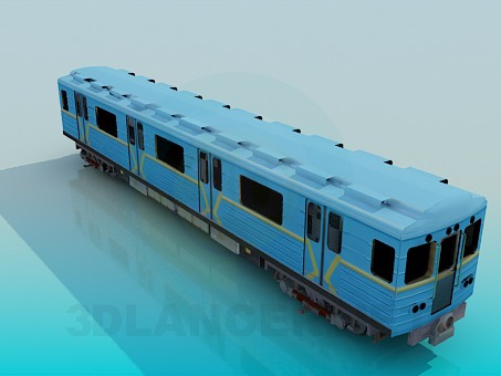 modelo 3D Vagón del metro - escuchar modelo 3D Vagón del metro - escuchar