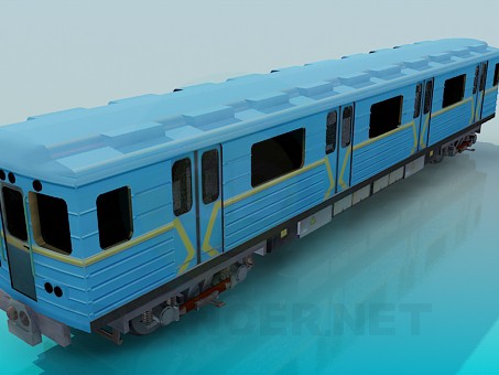 modelo 3D Vagón del metro - escuchar modelo 3D Vagón del metro - escuchar
