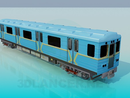 modelo 3D Vagón del metro - escuchar modelo 3D Vagón del metro - escuchar