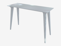 Console table (white lacquered ash 40x110)
