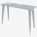 3d model Console table (white lacquered ash 40x110) - preview